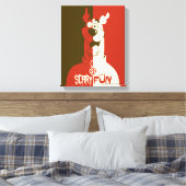 Scooby-Doo "Scary Fun" Canvas Afdruk (Insitu (Slaapkamer))