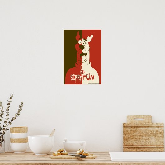 Scooby-Doo "Scary Fun" Poster (Keuken)