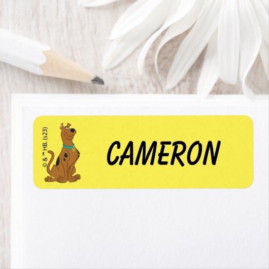 Scooby-Doo Schattige dan Schattigee Kinderen Etiket (Insitu)