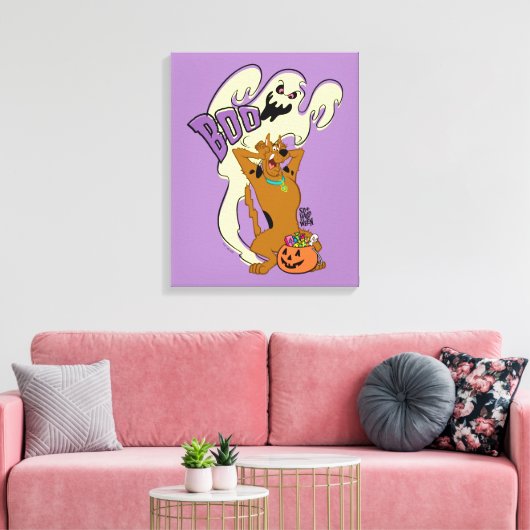 Scooby-Doo | Scooby-Doo Boo Canvas Afdruk (Insitu (Woonkamer))