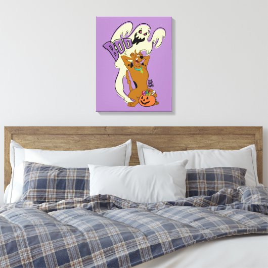 Scooby-Doo | Scooby-Doo Boo Canvas Afdruk (Insitu (Slaapkamer))