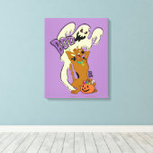 Scooby-Doo | Scooby-Doo Boo Canvas Afdruk (Insitu (Houten vloer))