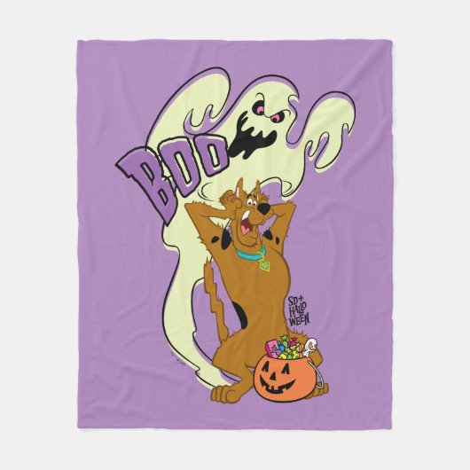 Scooby-Doo | Scooby-Doo Boo Fleece Deken (Voorkant)
