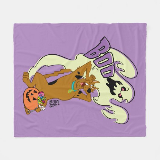 Scooby-Doo | Scooby-Doo Boo Fleece Deken (Voorkant (Horizontaal))