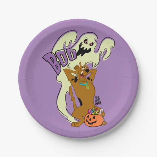 Scooby-Doo | Scooby-Doo Boo Papieren Bordje (Voorkant)