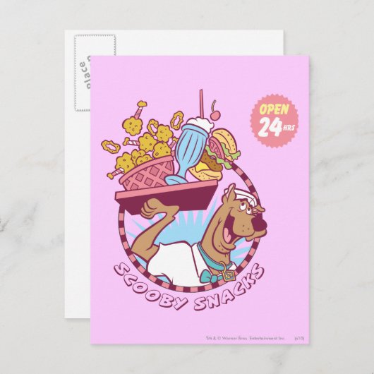 Scooby-Doo "Scooby Snacks" Briefkaart (Voorkant / Achterkant)