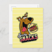 Scooby-Doo "Scooby Snacks" Logo Briefkaart (Voorkant / Achterkant)