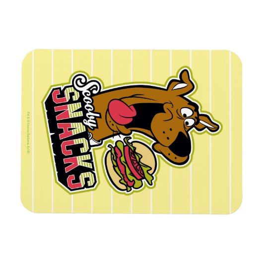 Scooby-Doo "Scooby Snacks" Logo Magneet (Horizontaal)