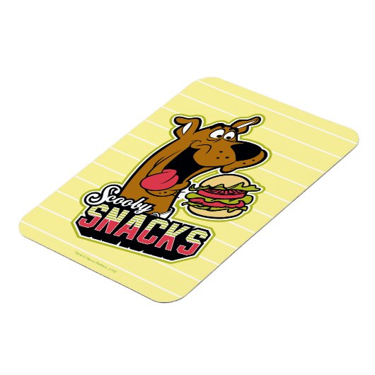 Scooby-Doo "Scooby Snacks" Logo Magneet (Linkerzijde)