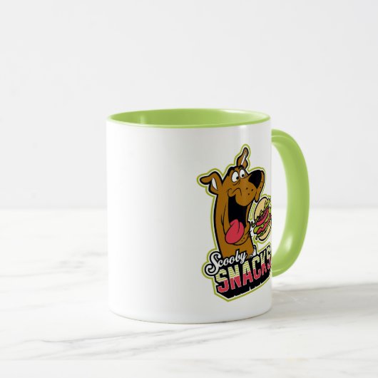 Scooby-Doo "Scooby Snacks" Logo Mok (Voorkant rechts)