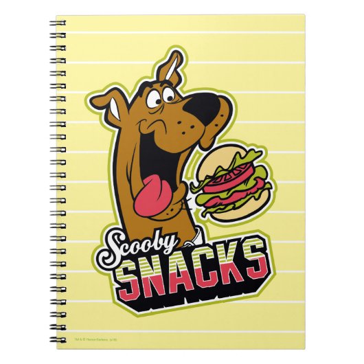 Scooby-Doo "Scooby Snacks" Logo Notitieboek (Voorkant)