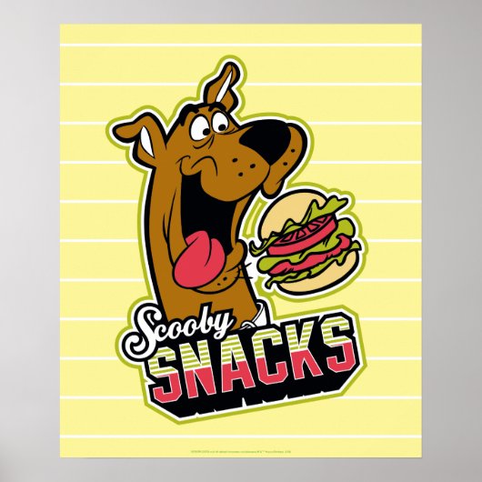 Scooby-Doo "Scooby Snacks" Logo Poster (Voorkant)