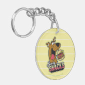 Scooby-Doo "Scooby Snacks" Logo Sleutelhanger (Voorkant Links)
