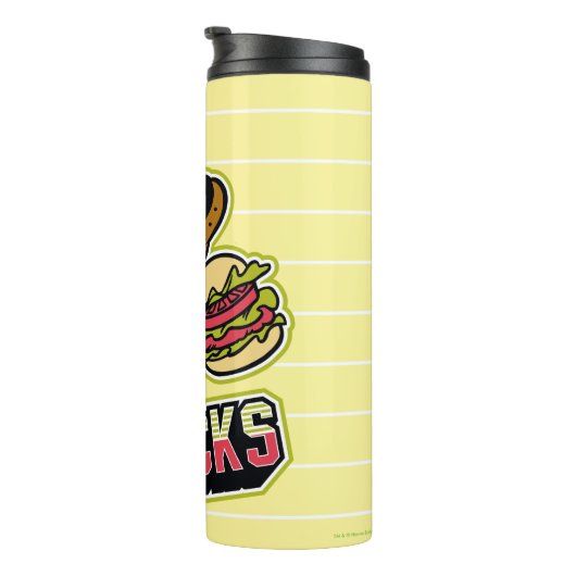 Scooby-Doo "Scooby Snacks" Logo Thermosbeker (Geroteerd rechts)