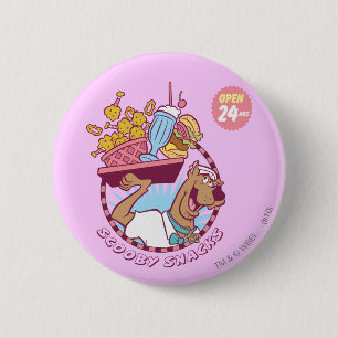 Scooby-Doo "Scooby Snacks" Ronde Button 5,7 Cm
