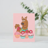 Scooby Doo - Scooby XOXO Cupcakes Briefkaart (Staand voorkant)