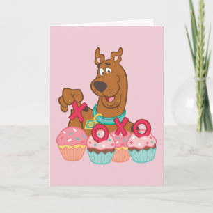 Scooby Doo - Scooby XOXO Cupcakes Kaart
