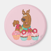 Scooby Doo - Scooby XOXO Cupcakes Magneet (Voorkant)