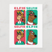 Scooby-Doo & Shaggy "Elfie Selfie" Feestdagenkaart (Voorkant)