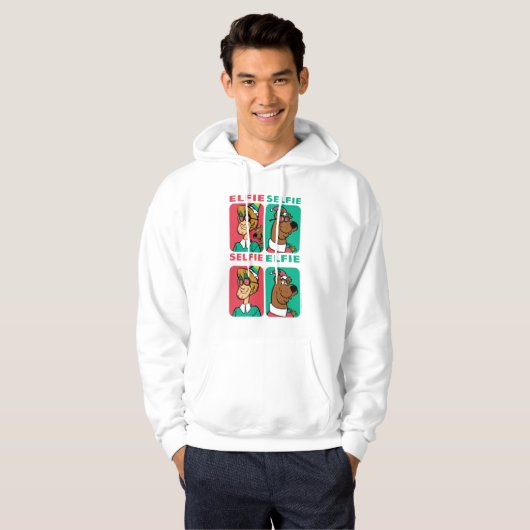 Scooby-Doo & Shaggy "Elfie Selfie" Hoodie (Voorkant volledig)