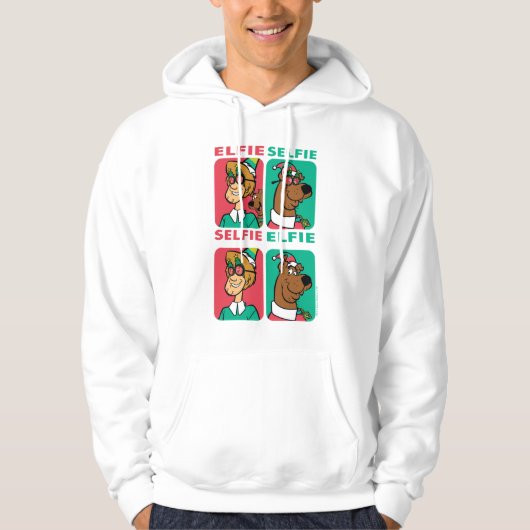 Scooby-Doo & Shaggy "Elfie Selfie" Hoodie (Voorkant)