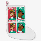 Scooby-Doo & Shaggy "Elfie Selfie" Kleine Kerstsok (Voorkant)