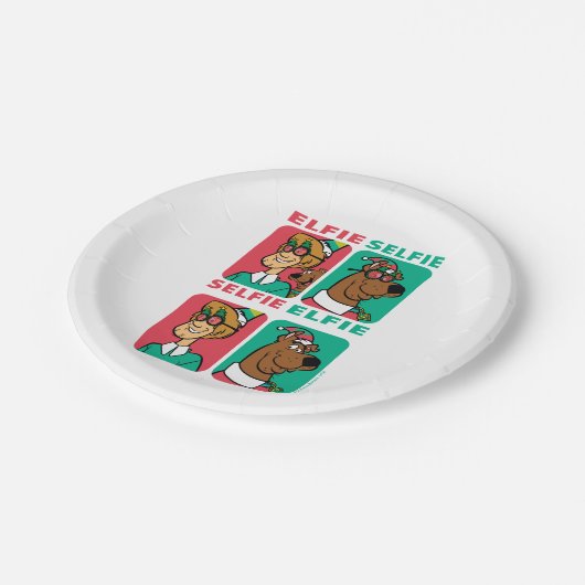 Scooby-Doo & Shaggy "Elfie Selfie" Papieren Bordje (Gekanteld)