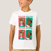 Scooby-Doo & Shaggy "Elfie Selfie" T-shirt (Voorkant)
