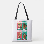 Scooby-Doo & Shaggy "Elfie Selfie" Tote Bag (Achterkant)