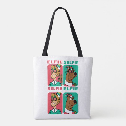 Scooby-Doo & Shaggy "Elfie Selfie" Tote Bag (Achterkant)