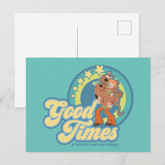 Scooby-Doo & Shaggy Good Times op Crystal Cove HS Briefkaart (Voorkant / Achterkant)