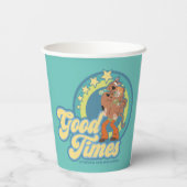 Scooby-Doo & Shaggy Good Times op Crystal Cove HS Papieren Bekers (Achterkant)