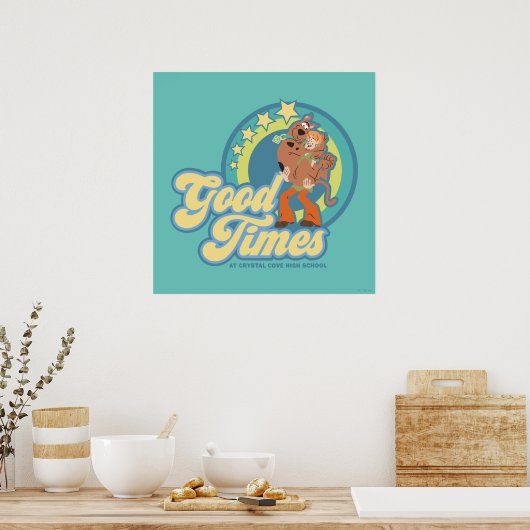 Scooby-Doo & Shaggy Good Times op Crystal Cove HS Poster (Keuken)