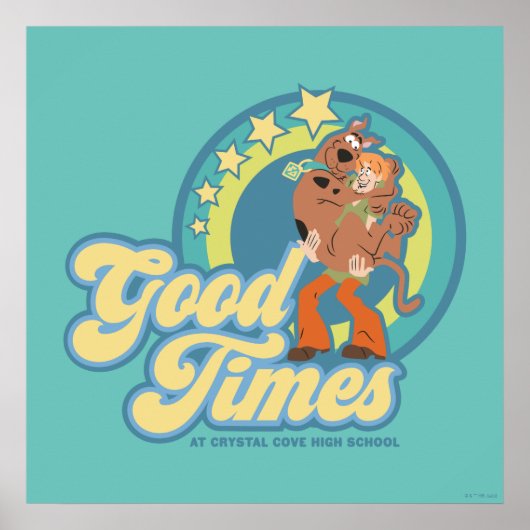 Scooby-Doo & Shaggy Good Times op Crystal Cove HS Poster (Voorkant)