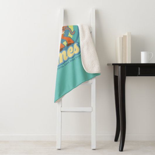 Scooby-Doo & Shaggy Good Times op Crystal Cove HS Sherpa Deken (In situ)