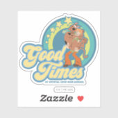 Scooby-Doo & Shaggy Good Times op Crystal Cove HS Sticker (Vel)