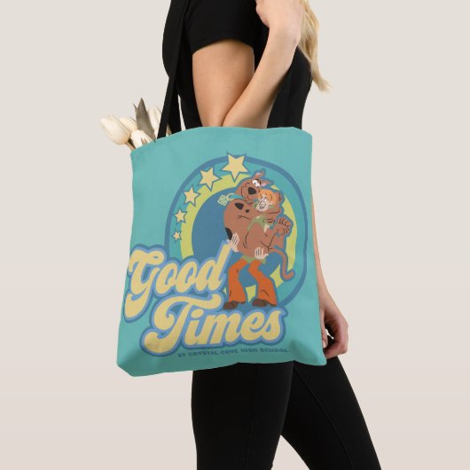Scooby-Doo & Shaggy Good Times op Crystal Cove HS Tote Bag (Dichtbij)