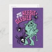 Scooby-Doo & Shaggy Heebie-Geebies Briefkaart (Voorkant / Achterkant)