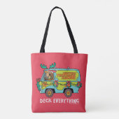 Scooby-doo & shaggy in de giedendemiekmachine tote bag (Achterkant)