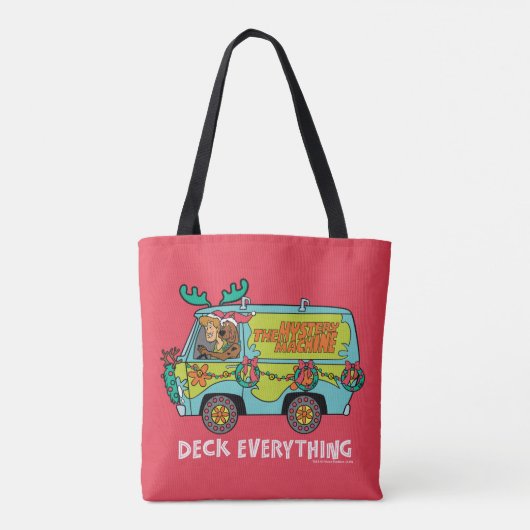 Scooby-doo & shaggy in de giedendemiekmachine tote bag (Achterkant)