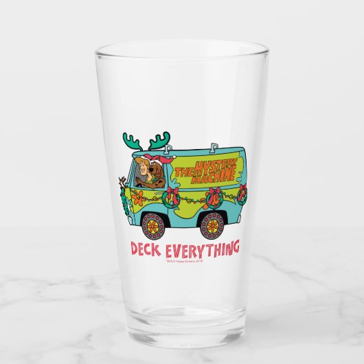 Scooby-Doo & Shaggy In The Holiday Mystery Machine Glas (Voorkant)