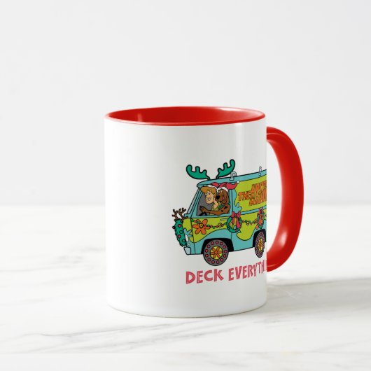 Scooby-Doo & Shaggy In The Holiday Mystery Machine Mok (Voorkant rechts)