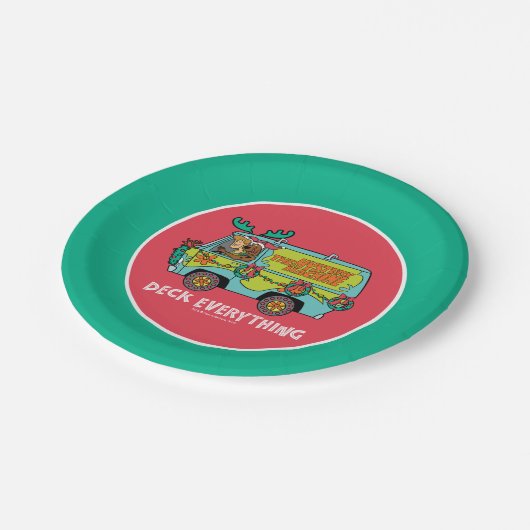 Scooby-Doo & Shaggy In The Holiday Mystery Machine Papieren Bordje (Gekanteld)