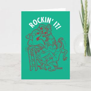 Scooby-Doo & Shaggy Rockin' It 'Round Tree' Feestdagen Kaart