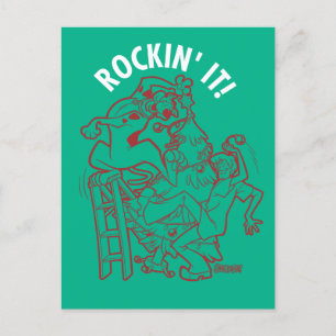 Scooby-Doo & Shaggy Rockin' It 'Round Tree' Feestdagenkaart