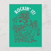 Scooby-Doo & Shaggy Rockin' It 'Round Tree' Feestdagenkaart (Voorkant)