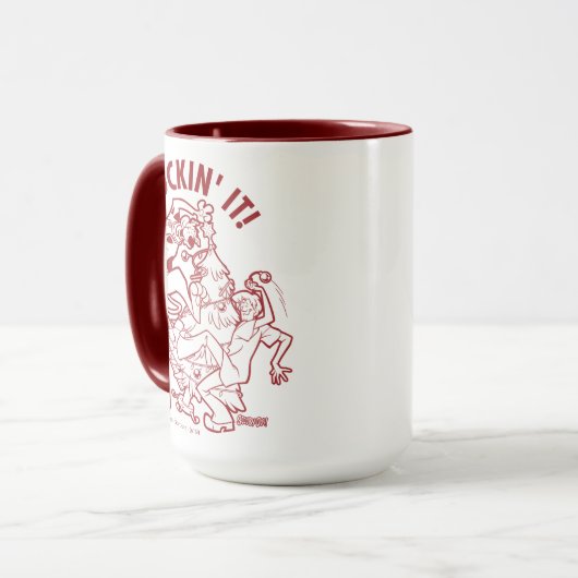 Scooby-Doo & Shaggy Rockin' It 'Round Tree' Mok (Voorkant links)