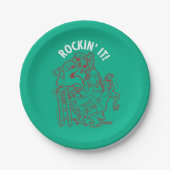 Scooby-Doo & Shaggy Rockin' It 'Round Tree' Papieren Bordje (Voorkant)