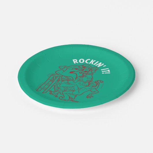 Scooby-Doo & Shaggy Rockin' It 'Round Tree' Papieren Bordje (Gekanteld)