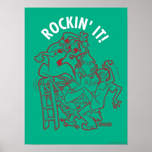 Scooby-Doo & Shaggy Rockin' It 'Round Tree' Poster (Voorkant)